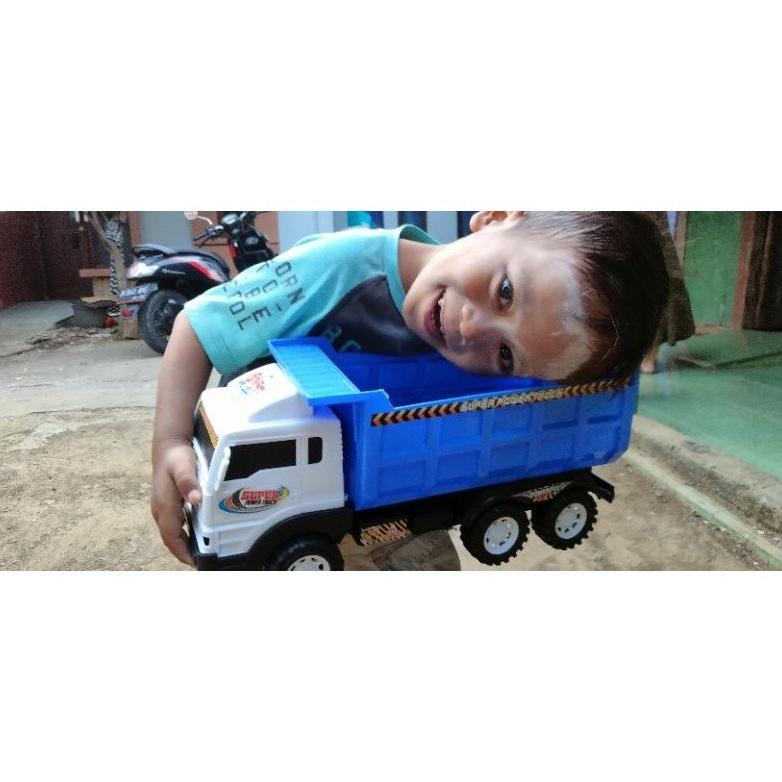 Exclusive Mainan Anak Truk Bak Pasir Besar - Mainan Mobil Truk Bak