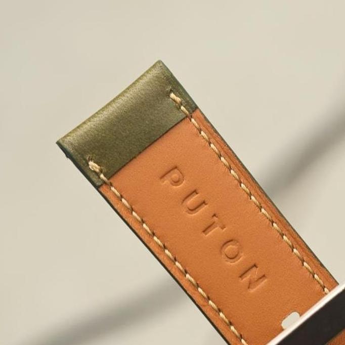 Custom Lizard Leather Watch strap - Emerald Green