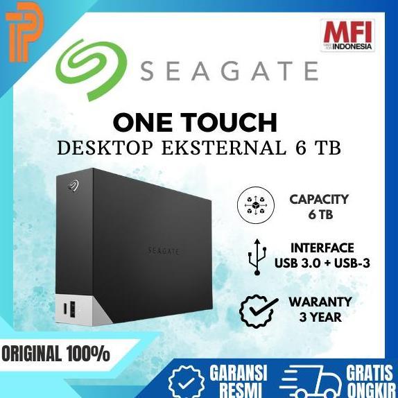Seagate One Touch 6TB Desktop Hub HDD / Hardisk Eksternal USB3.0