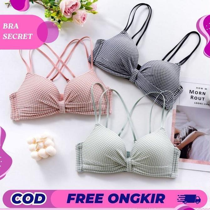 Bra Secret-BS 093 Bra Jepang Sexy Tanpa Kawat Bra Import Premium Asian