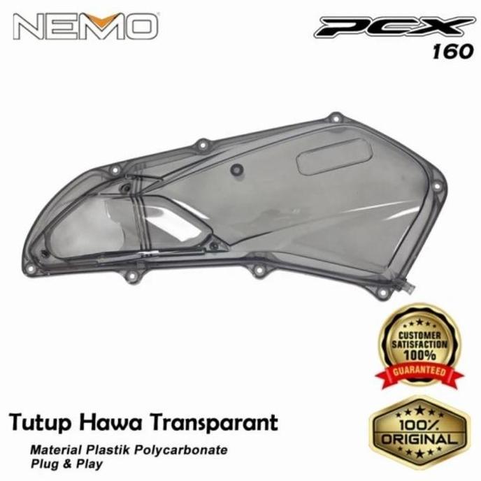 Cover Hawa tutup filter bening smoke Nemo PCX 160 ADV 160 Vario 160