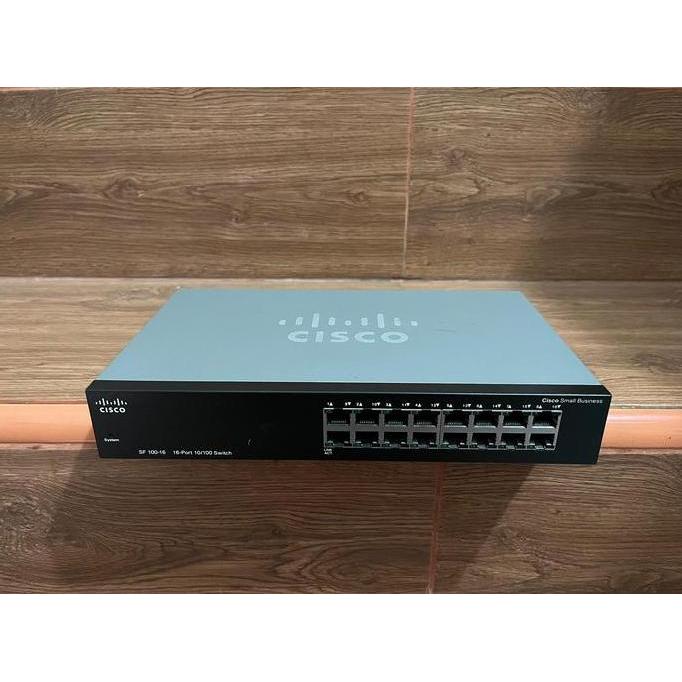 Cisco SF100-16 Small Business 16 Port Unmanaged Rackmount