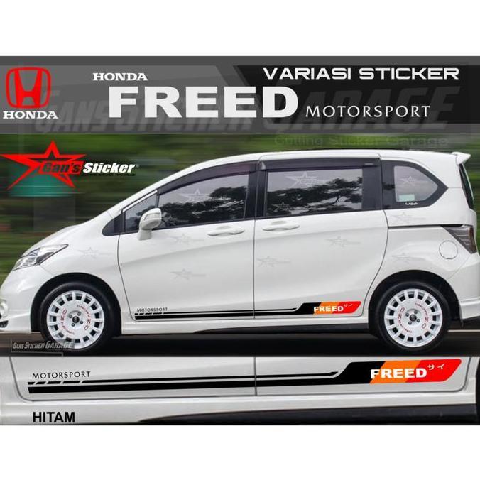 STICKER HONDA FREED MOBIL STICKER PINTU HONDA FREED TERBARU