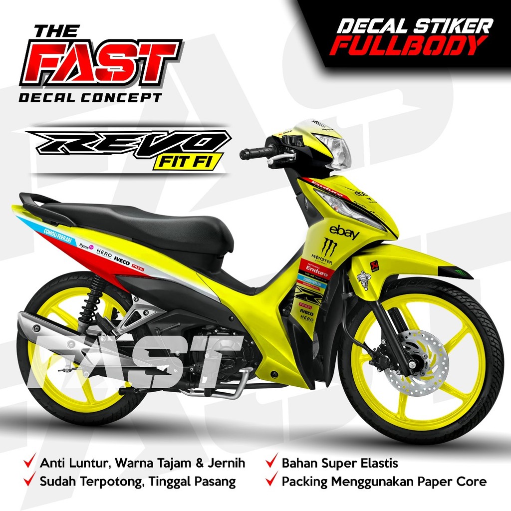 BISA COD Decal Sticker Revo Fit FI/Revo X Fullbody Decal stiker Revo Fit FI/Revo X stiker revo full 