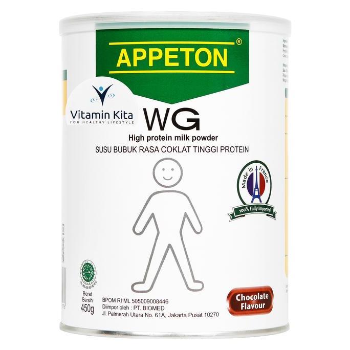 Appeton Weight Gain Susu Untuk Gemuk Rasa Coklat 450 Gr