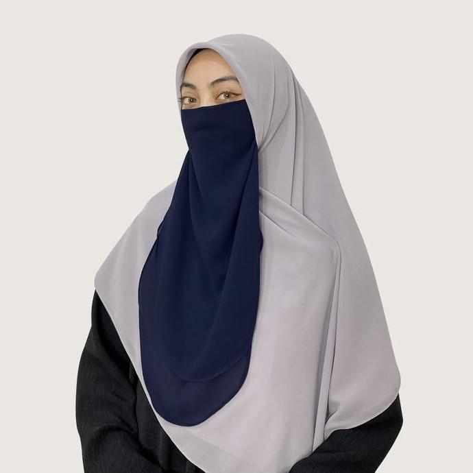 MELBIZY Hijab Inaya Shawl  |  Hijab Malaysian Syar'i  |  Hijab Segiempat Jumbo Muslim Square (TERBAI