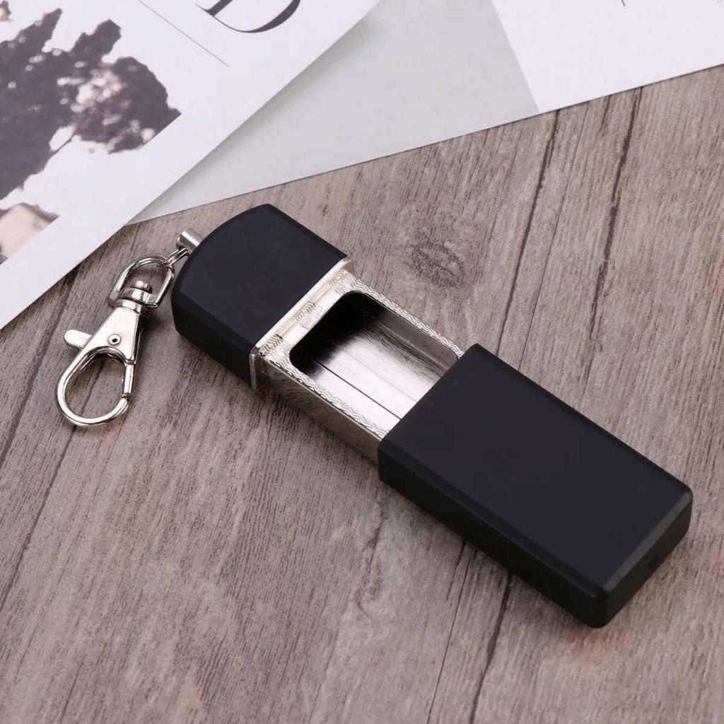 Gantungan Kunci Dgn Penyimpanan Stainless Asbak Portable Wmo Yuyh005