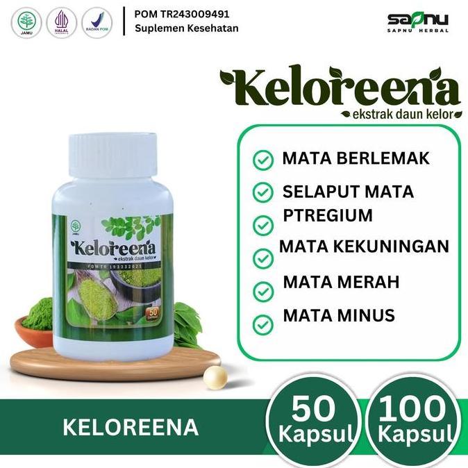 Keloreena Kapsul Atasi Mata Berlemak Ptregium Kekuningan