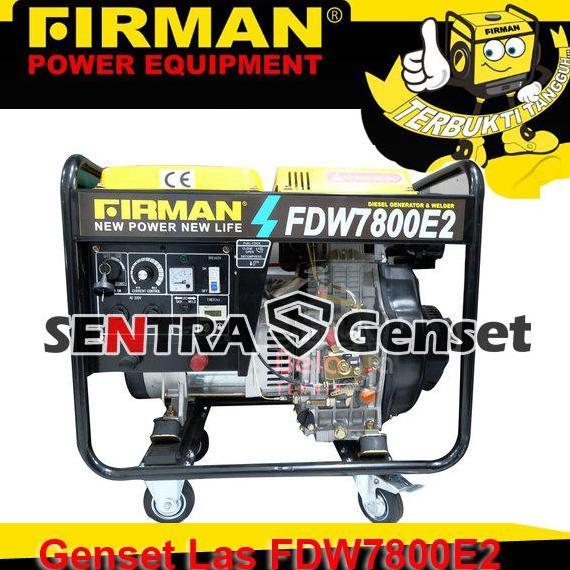 Promo Genset Las Firman Fdw 7800 E2