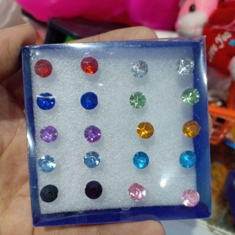Hemat Anting Tindik Plastik Ngecer 2 Pasang