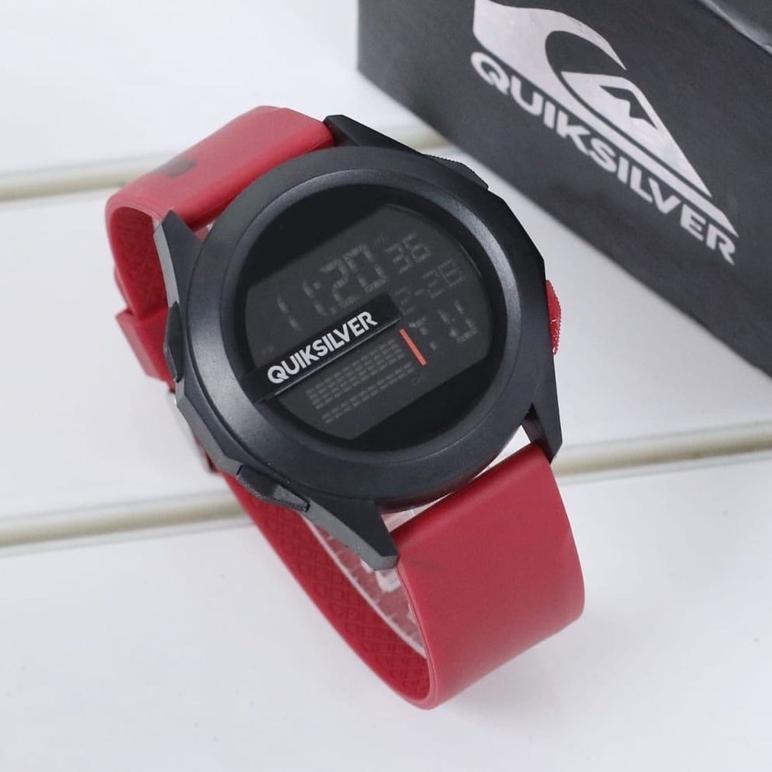 Murah Jam Tangan Pria Digital Quiksilver Drone Strap Rubber
