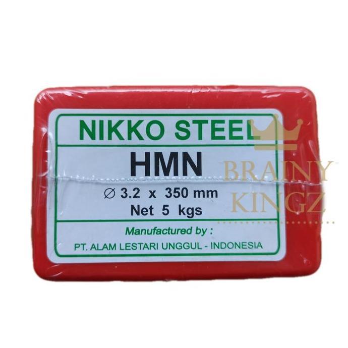 Murah Nikko Steel Hmn Kawat Las Mangan 3.2Mm Ketahanan Friksi & Abrasif Tinggi Untuk Rail Track & Ro