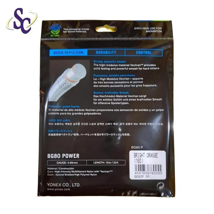 Senar / String Badminton Yonex Bg 80 / Bg-80 / Bg80 Power