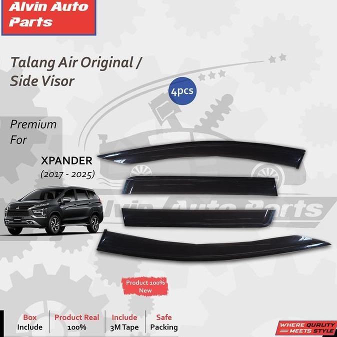 nopwells - TALANG AIR XPANDER ORIGINAL / SIDE VISOR MITSHUBISHI XPANDER 2017 - 2025 / ACCESSORIES XP