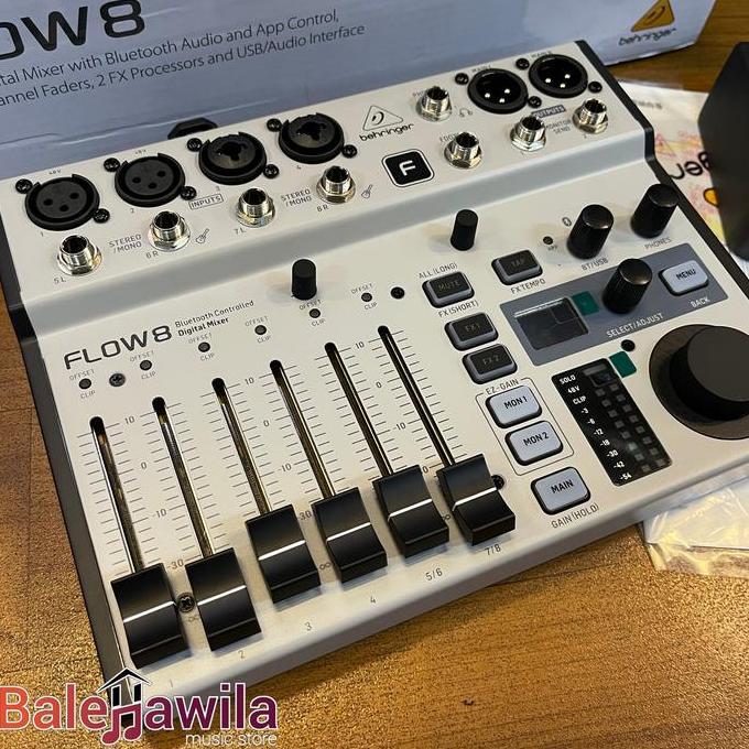 Promo Digital Mixer Behringer Flow 8 8 Channel W/ Bluetooth Audio Interface Behringer Flow8