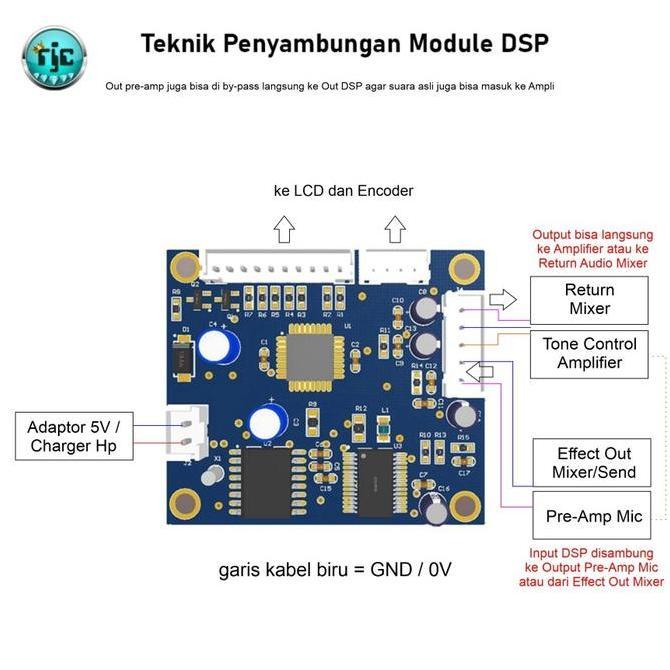 DSP Digital Reverb 99 Sound Vocal Effect Audio Processor 3D Echo Mixer [terbaik]