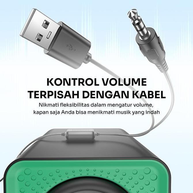 ROBOT RS260 Speaker Komputer Laptop PC Speaker Bass Super Bass Portable - Garansi Resmi 1 Tahun