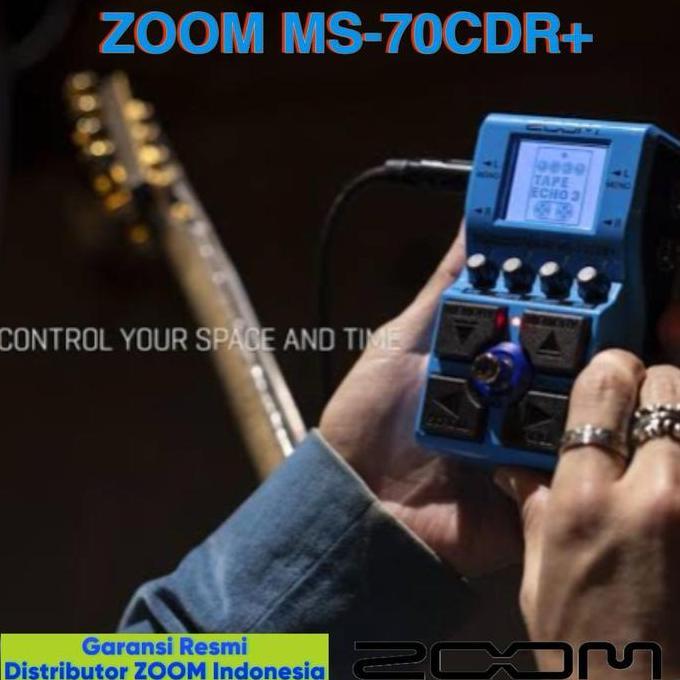 ZOOM MS-70CDR+ Chorus Delay Reverb Multistomp Effect Pedal [terbaik]