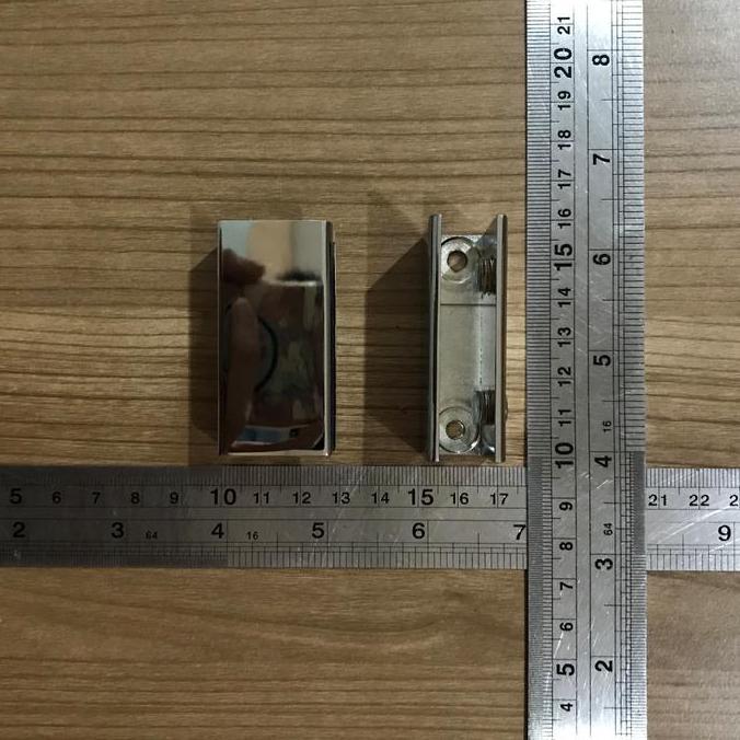 Ambalan Klem Jepit Kaca 8 - 12 Mm Glass Clamp U Jepit Klem Kaca 12 Mm