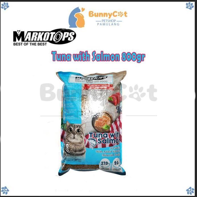 Makanan kucing kering premium MARKOTOPS Freshpack 800gr - makanan kucing murah MARKOTOPS DRY