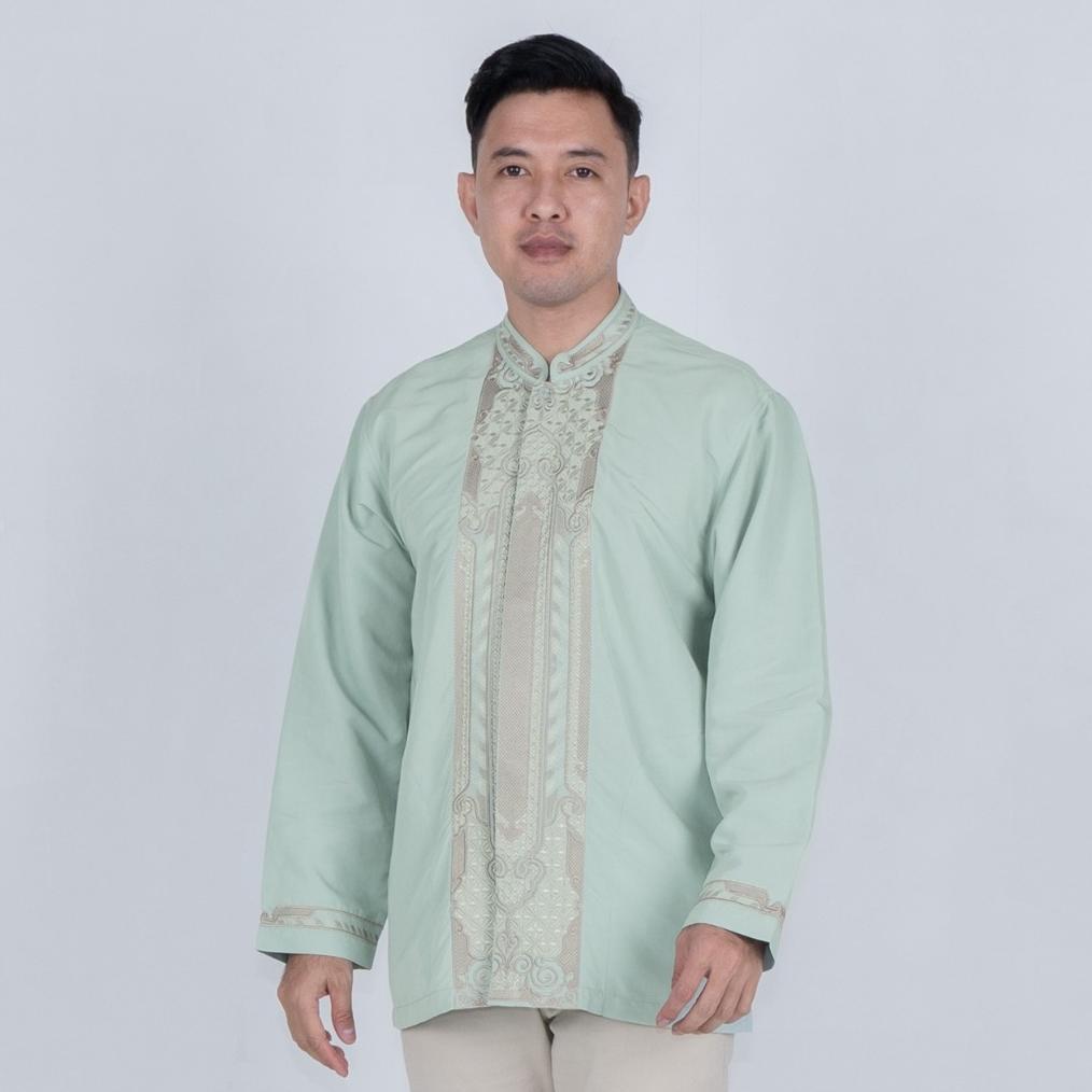 ORIGINAL BENHILL Taqwa Koko Bordir Pria Panjang Mint 2545-46-47 KEKINIAN