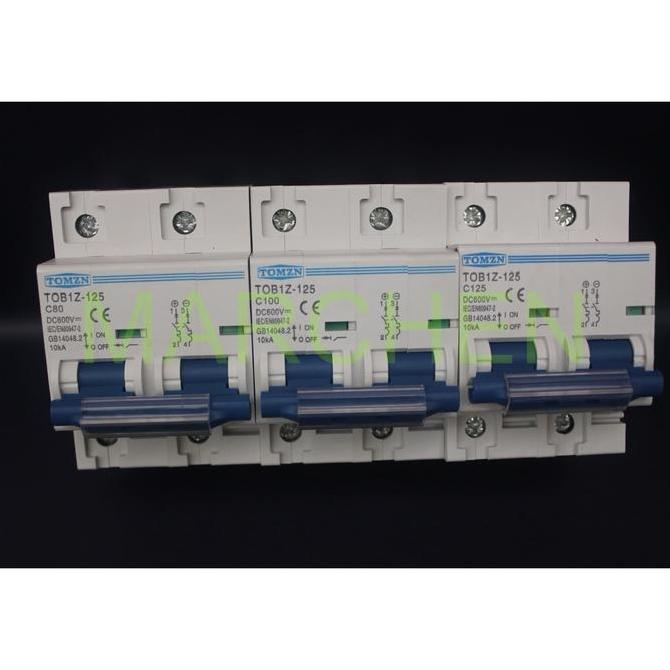 HARGA DISC - MCB DC 125A 2P 2 POLE TOMZN