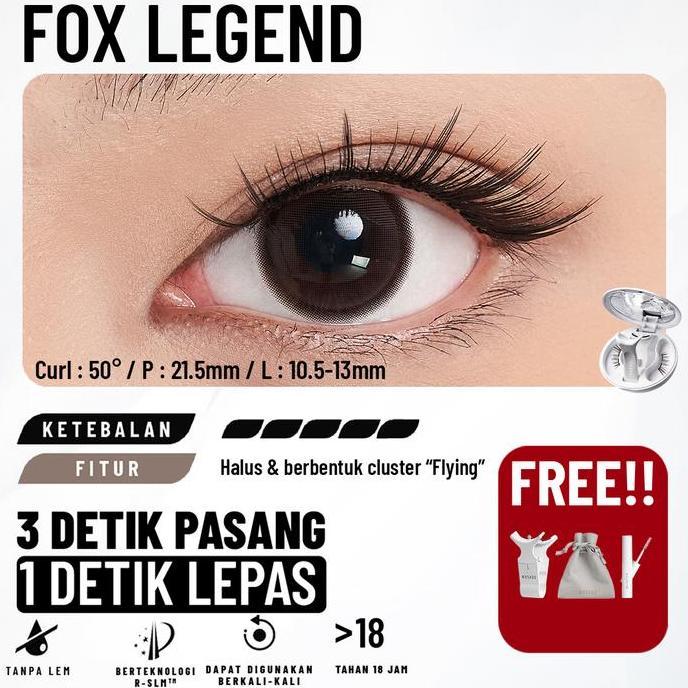 Auge- (Fox Legend) Wosado Bulumata Magnetic Bulumata Natural Eyelash Extention