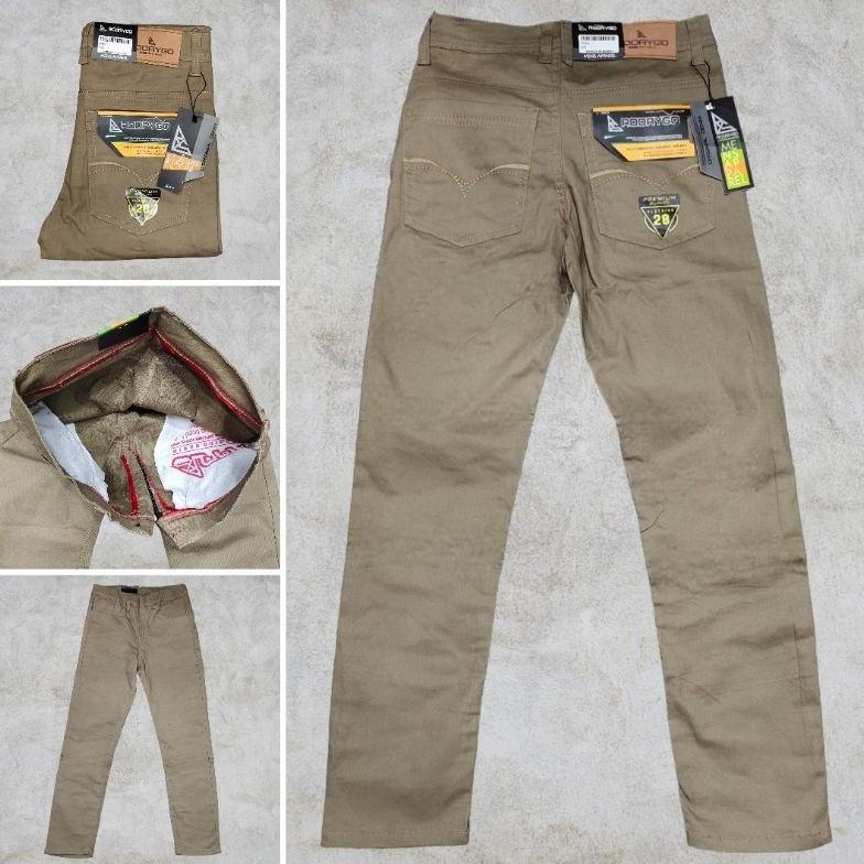 BIG SALE Rodrygo Original Celana Chino Pria Panjang Regular Fit Premium Chinos Cowok Straight Kaki L