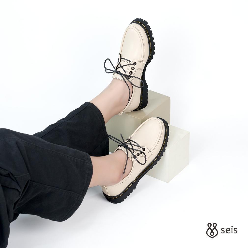 original seis versy sepatu docmart wanita / loafers wanita