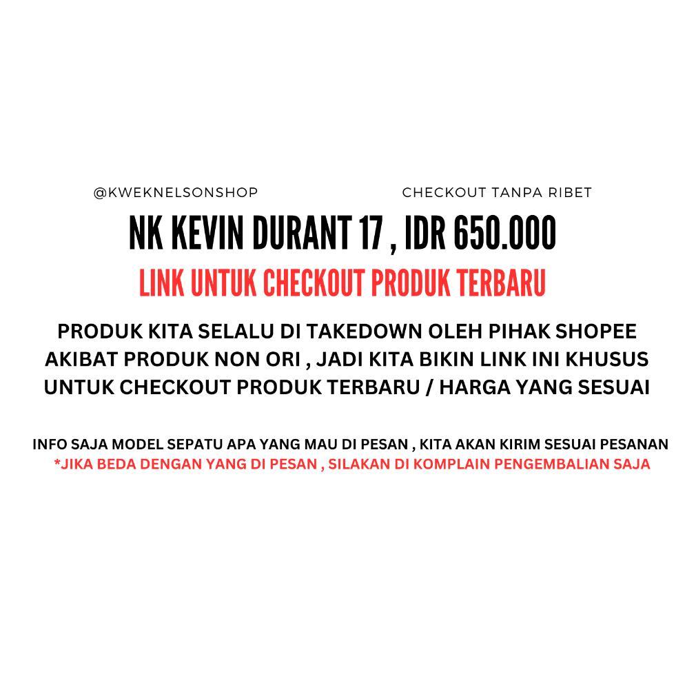 HOT PRODUCT NK KD 17 LOW SEPATU BASKET PREMIUM ORIGINAL KOLEKSI