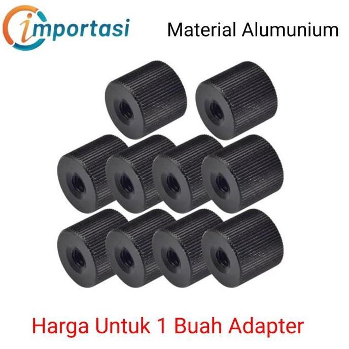 Spigot Tripod Adapter 1/4 Inch Female to 1/4 Inch Female Screw Baut