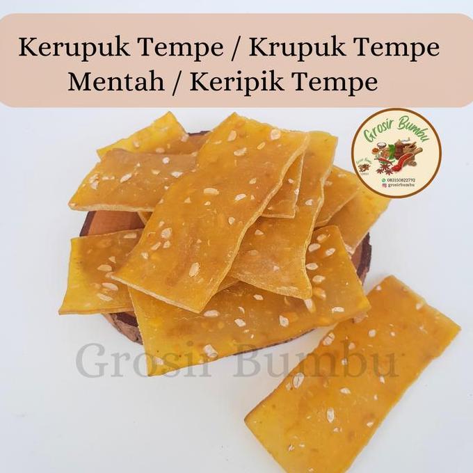 Kerupuk Tempe / Krupuk Tempe Mentah / Keripik Tempe 1KG