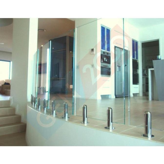 Glass Railing Spigot Fitting Partisi Kaca Glass Balustrade Spigot
