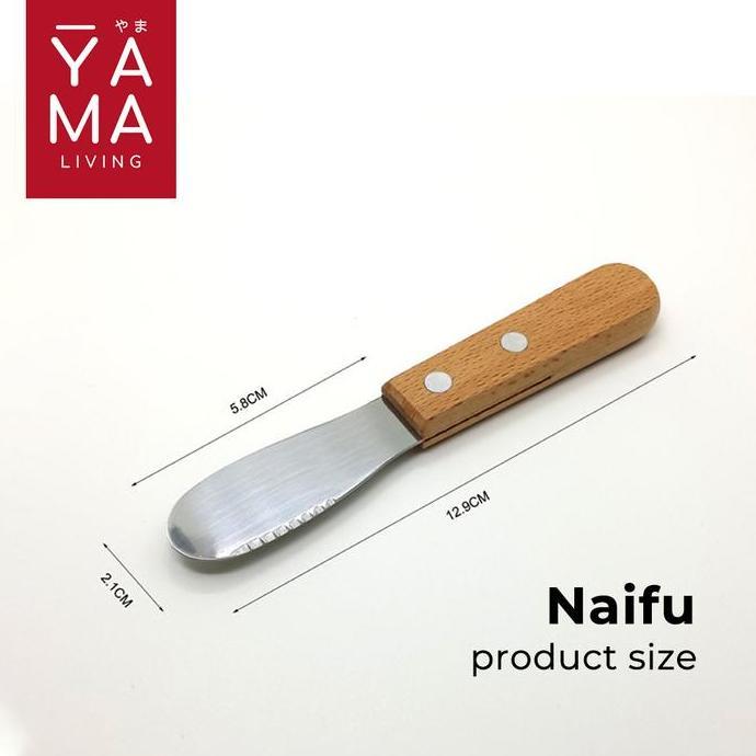 YAMA NAIFU Butter Spreader Garpu Oles Mentega Margarin Selai Kue