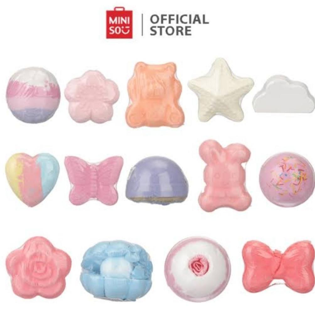 BESTPROMO Official BALI MINISO EAZZY Bath Bomb Mini Premium / Fun Premium Aromatherapy Bath Bomb / M