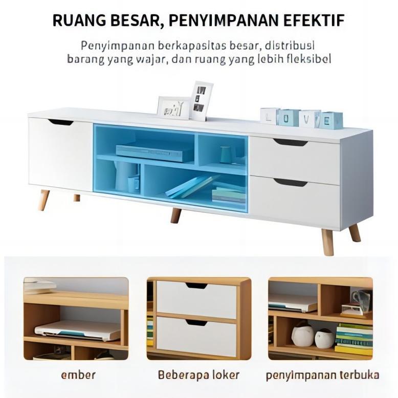 Terbaru Damaindah Rak Tv / Meja Tv Minimalis Modern Terbaru/ Lemari Tv / Buffet Tv / Kabinet Tv /Tem