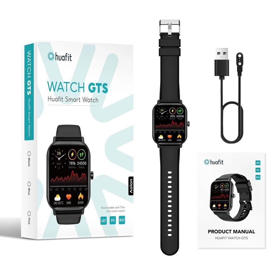 Favorit Huafit Aolon Gts Smartwatch Asli Layar 41Mm Running Pace Wallpaper Kustom Bluetooth Call Kal