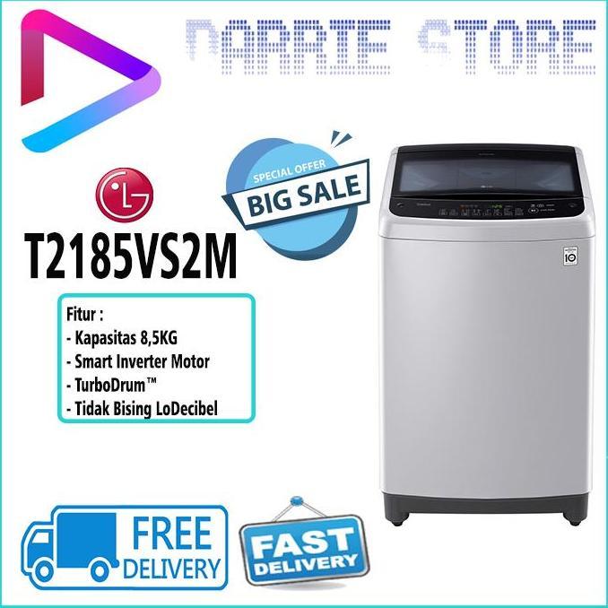 LG T2185VS2M MESIN CUCI LG 8,5 KG WASHER T-2185VS2M T2185 2185VS2M