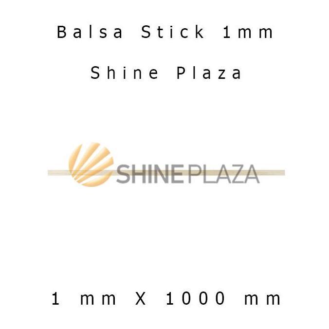 Kayu Balsa Stik 1mm - Balsa Stick 1 mm - Bahan Maket Khusus Gosend
