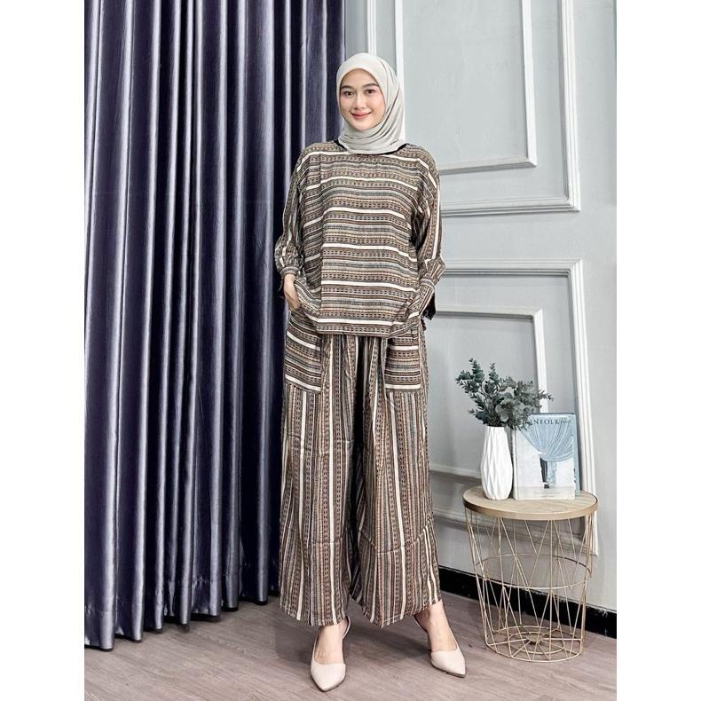 Grosir Retailid - One Set Premium Rayon Amore Setelan Wanita Nyaman