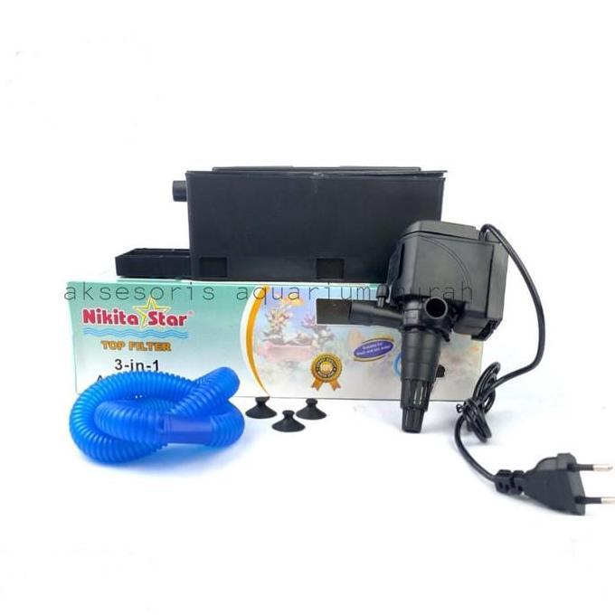 Fisch- Nikita Star Ns 333 Ns333 Ns-333 Top Filter Atas 3 In 1 Aquarium Aquascape