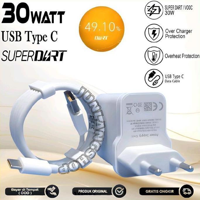 Grosir Casan 30W Rme 5Pro/6/6Pro/7/7Pro/8/X2/X3 Original 100% Super Dart Dan Vooc Type C Adaptor Cha