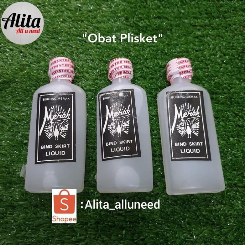 Obat Plisket/ Pleating/ Gorden/ Kain Cap Merak (1 botol)