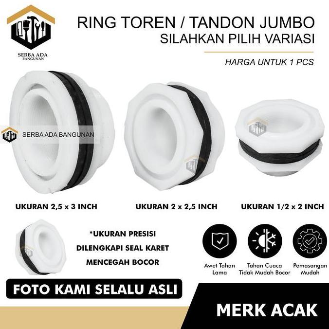 MUR TOREN / MUR TANGKI AIR / MUR TANDON UKURAN BESAR MUR TOREN TERBATAS