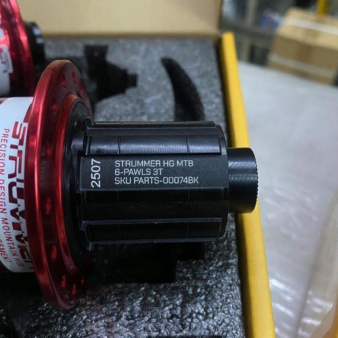 Strummer HM-380 Boost Hub for MTB TA Front 15 x 110 Rear 12 x 148 - Hub Free Hub Strummer Boost 11 S