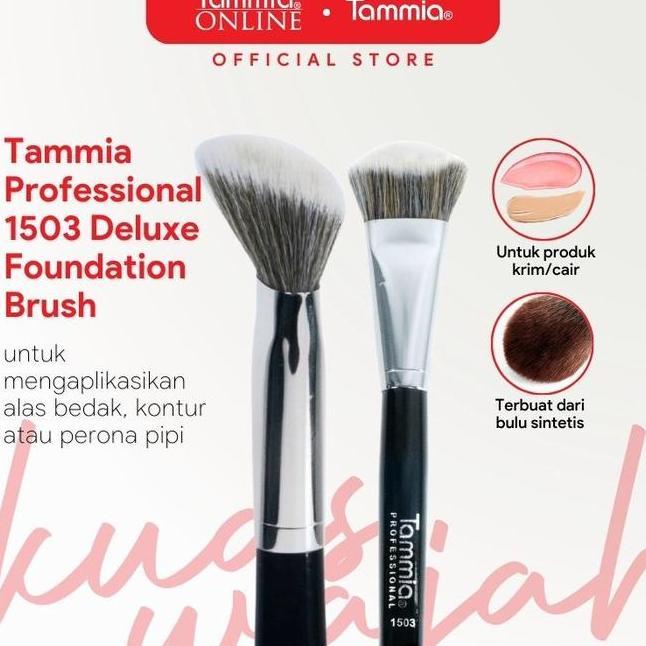 Tammia Professional 1503 Deluxe Foundation Brush Kuas Wajah
