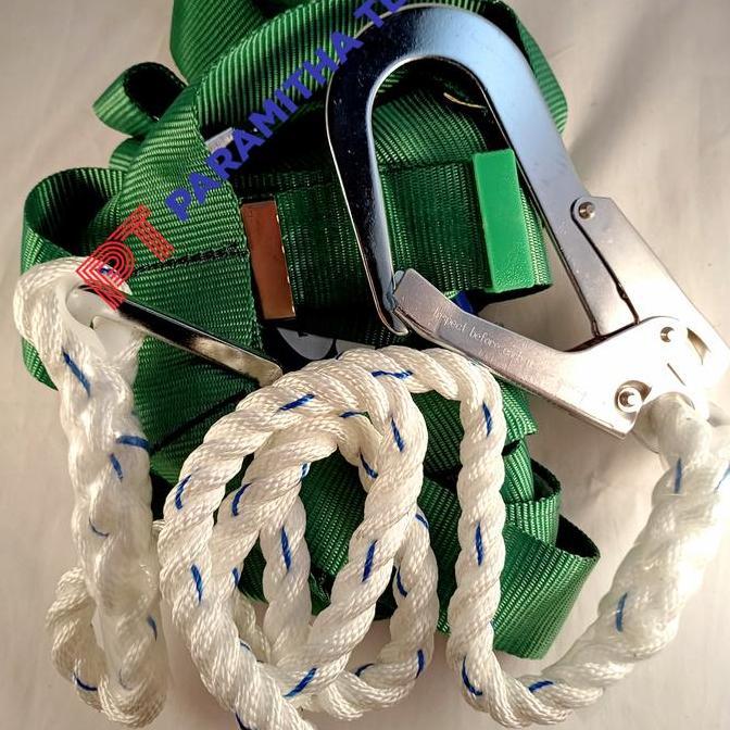 Promo Safety Belt Full Body Harness Single Big Hook Sabuk Pengaman Gcl Asli