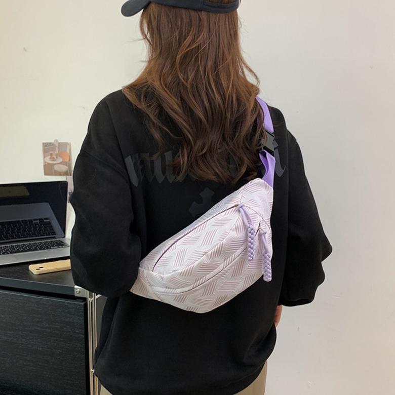 TERBARU Tas Pinggang Olahraga Lucu Tas Selempang Wanita Korea Kekinian Puffy Aesthetic Chic