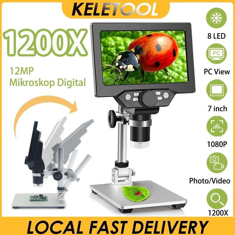 [ New ] New In G1200 Mikroskop Digital Microscope HP Digital Elektronik Mesin Kaca Pembesar Elektron