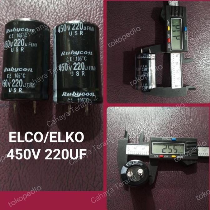 ELCO 450V 220UF ELKO 450V 220UF PM99